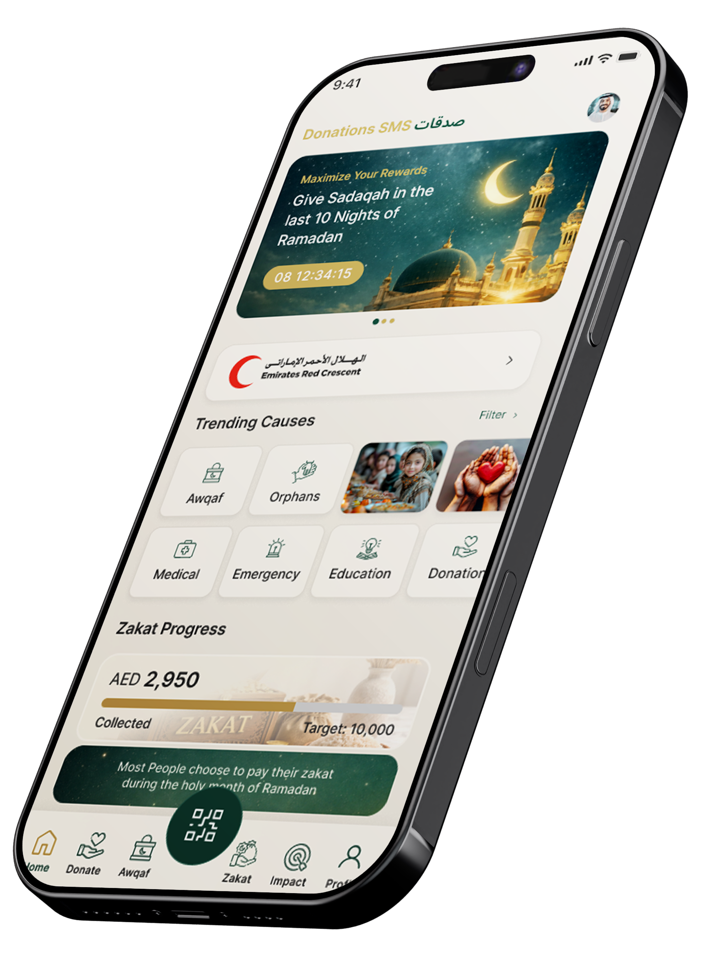 Donations app preview